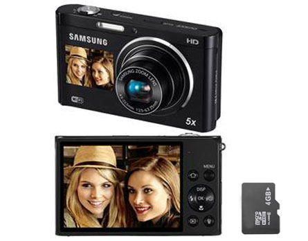 Câmera Samsung DV300 - Sua foto com a sua cara
