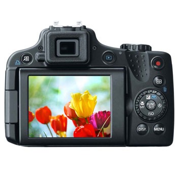 Câmera Canon SX50 Preta de 12,1 megapixels visor Smart AUTO
