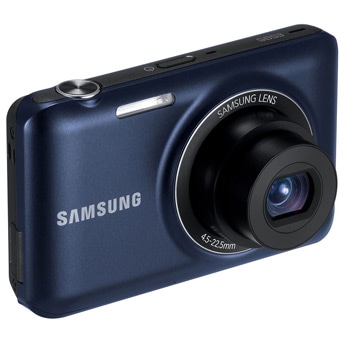 câmera digital Samsung ES95 Preto Cobalto detalhe