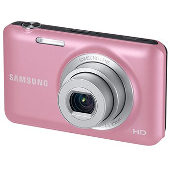 câmera digital Samsung ES95 Rosa close