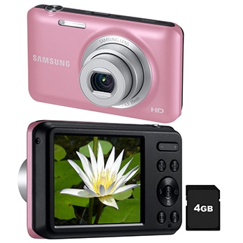 câmera digital Samsung ES95 Rosa
