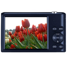 câmera digital Samsung ST72 Preta Cobalto visor