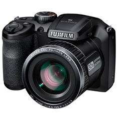 câmera FujiFilm FinePix S4800 de frente