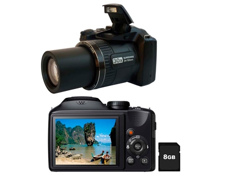 câmera FujiFilm FinePix S4800 Preto