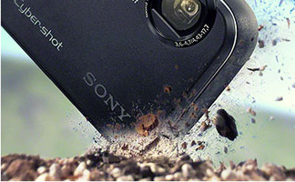 Câmera Sony DSC-TF1 resistente quedas