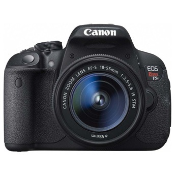 câmera digital Canon EOS Rebel T5i detalhe