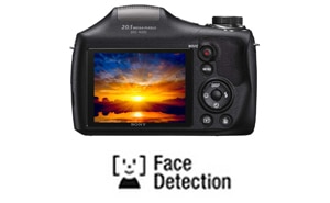 camera cybershot dsc-h300 face detection