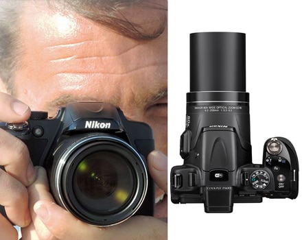 camera digital nikon coolpix p600 preta zoom de 120x