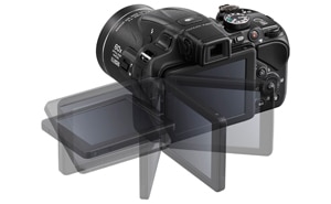 camera digital nikon coolpix p600 preta tela lcd