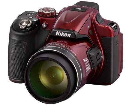 Câmera Digital Nikon Coolpix P600 Vermelha - 16.1MP, LCD 3.0", Zoom