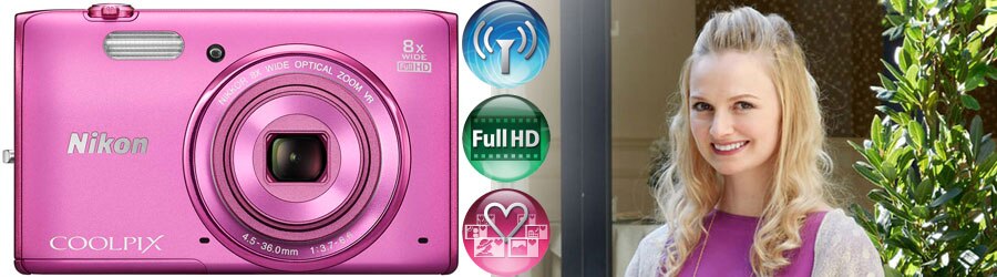 camera digital compacta nikon coolpix s5300 rosa