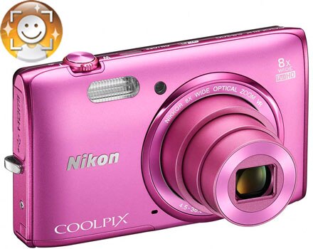 nikon coolpix s5300 16mp rosa 136g