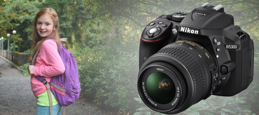 nikon camera d5300 24.2mp wifi 18a55mm fullhd estereo
