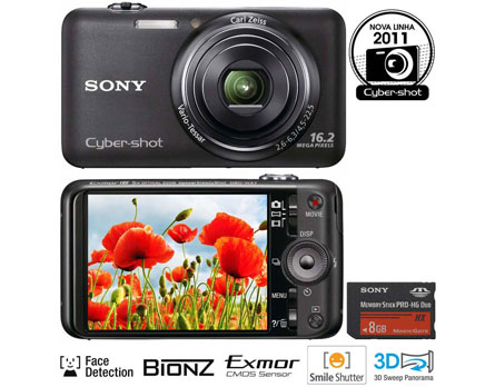 Imagens em 3D - Conheça as funcionalidades da Cyber-shot DSC-WX7/B com 3D
