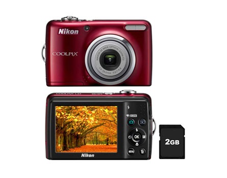 Câmera estabiliza imagens - COOLPIX L23 VM é compacta e possui funções que garantem qualidade das fotos