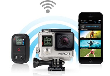 GoPro Hero 4 Black app gopro wi-fi 
