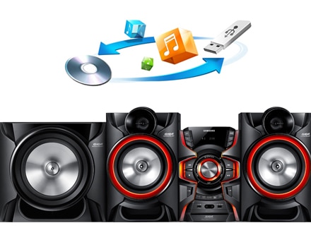 aparelho de som samsung mx f850 zd usb