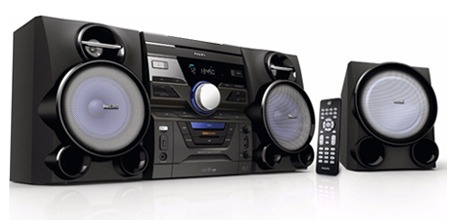 Mini System Philips FWM653X Hi-Fi c/ MP3 e Entrada USB