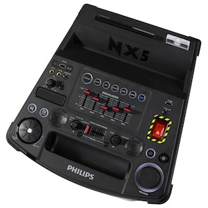 Mini System Hi-Fi Philips NTRX500X/78 DJ