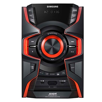 mini system Samsung MX HS6500-ZD de frente