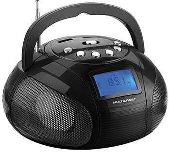 Rádio Portátil Multilaser SP145 alça