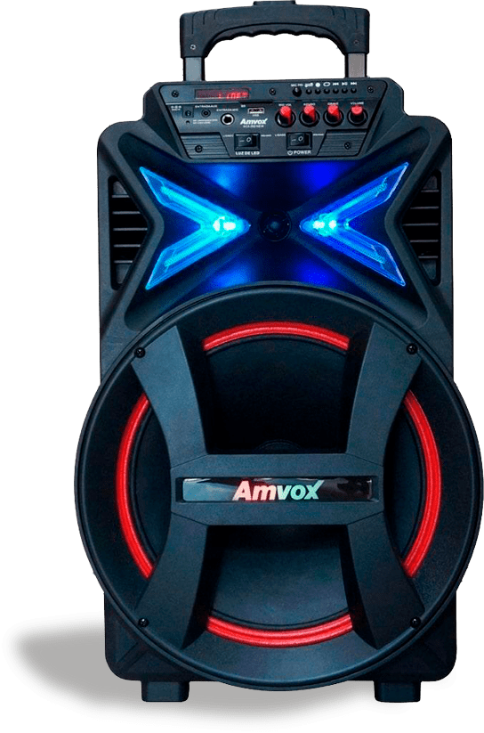 Caixa Som Amvox ACA 292 carregador bateria