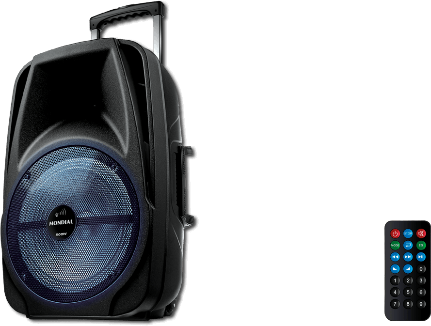 Caixa Som Amplificada Mondial Connect Pro CM-500