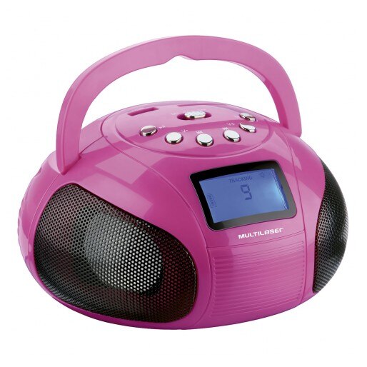 Caixa de Som Mini Boombox Multilaser