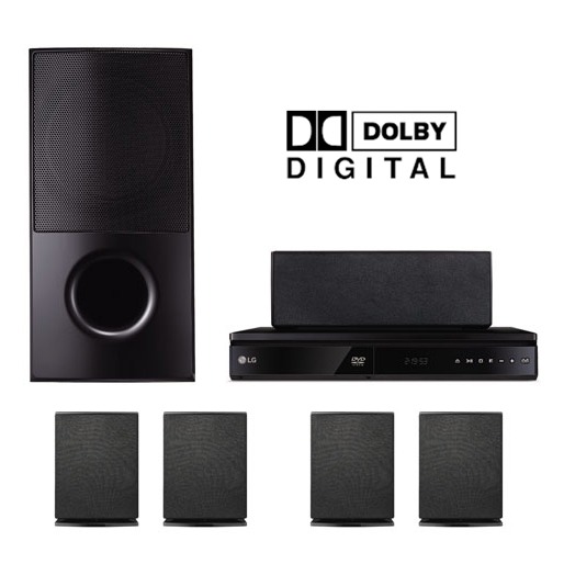 Home Theater LG LHD625 5.1 Canais com Bluetooth, Rádio FM, HDMI