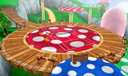 Quadra Vale Cogumelos Game Mario Tennis Open 3DS