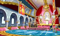 Quadra Palácio Peach Game Mario Tennis Open 3DS 
