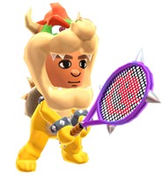 Game Mario Tennis Open 3DS: Mii personalizado Bowser