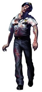 Policial Zumbi Resident Evil 6