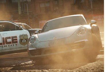 Tela de velocidade do Jogo Need for Speed: Most Wanted