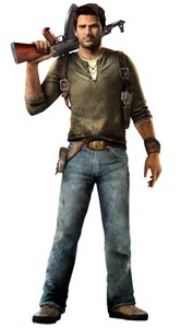 Drake personagem do jogo Uncharted