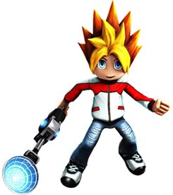 Personage Spike dos jogos playstantio ape escape