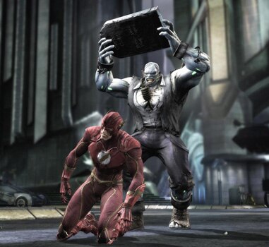 cenário jogo Injustice Gods Among Us