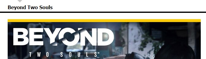 Jogo Beyond Two Souls