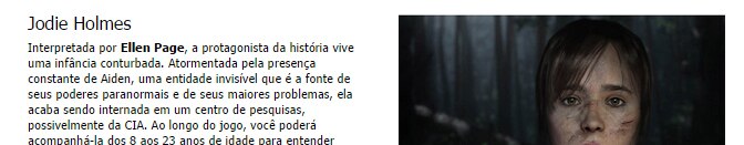 Game Beyond two souls jodie holmes