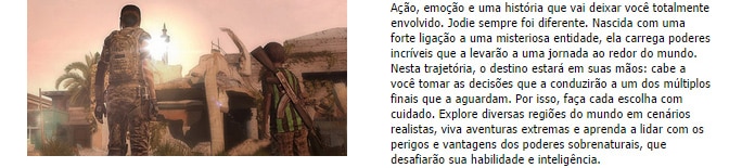 Cenário jogo beyond two soulds