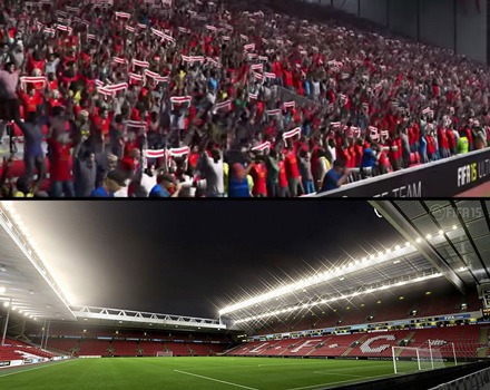 game xbox fifa 15 estadios torcidas lendarias canto comemoracoes futebol paixao histerismo