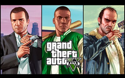 xbox one xone gta grand theft auto v personagens criminosos bandidos
