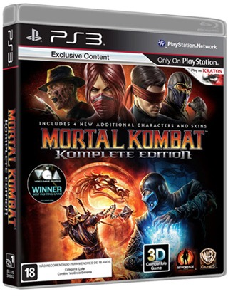 Jogo Mortal Kombat Komplete Edition - PS3