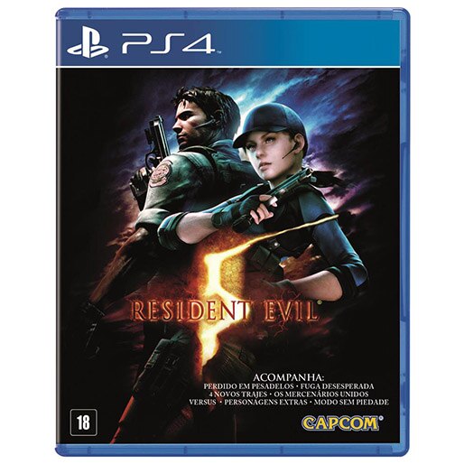 game de ação resident evil 5