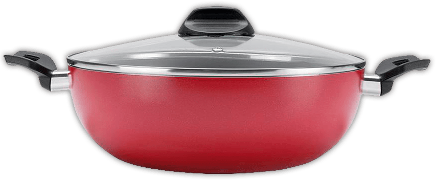 Wok Tampa Garlic Brinox Vermelho