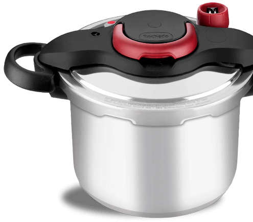 Ela possui 2,6mm de espessura Panela de Pressão Rochedo Clipso Alumínio