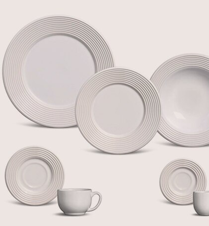Aparelho Jantar Argos Porto Brasil 42 peças