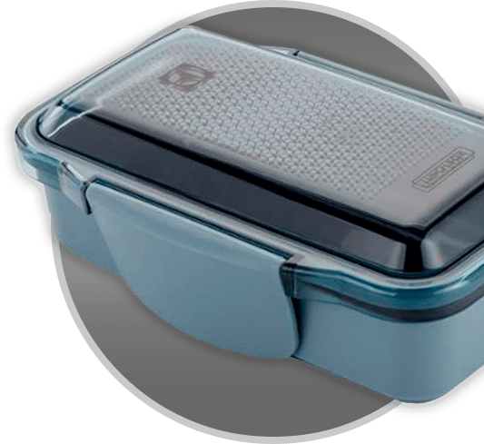 Marmita Lunch Box Electrolux Preta Cinza