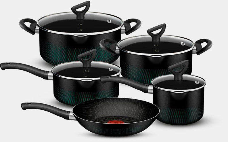 Conjunto de Panelas Rochedo Smart com 5 peças