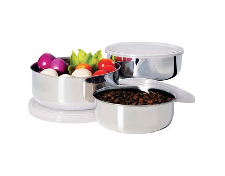 Conjunto de Potes com Tampa Euro Home IN0068 - Durabilidade e praticidade